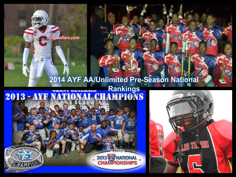 Coach Ziggy's AYF National Rankings PreSeason Football Hotbed