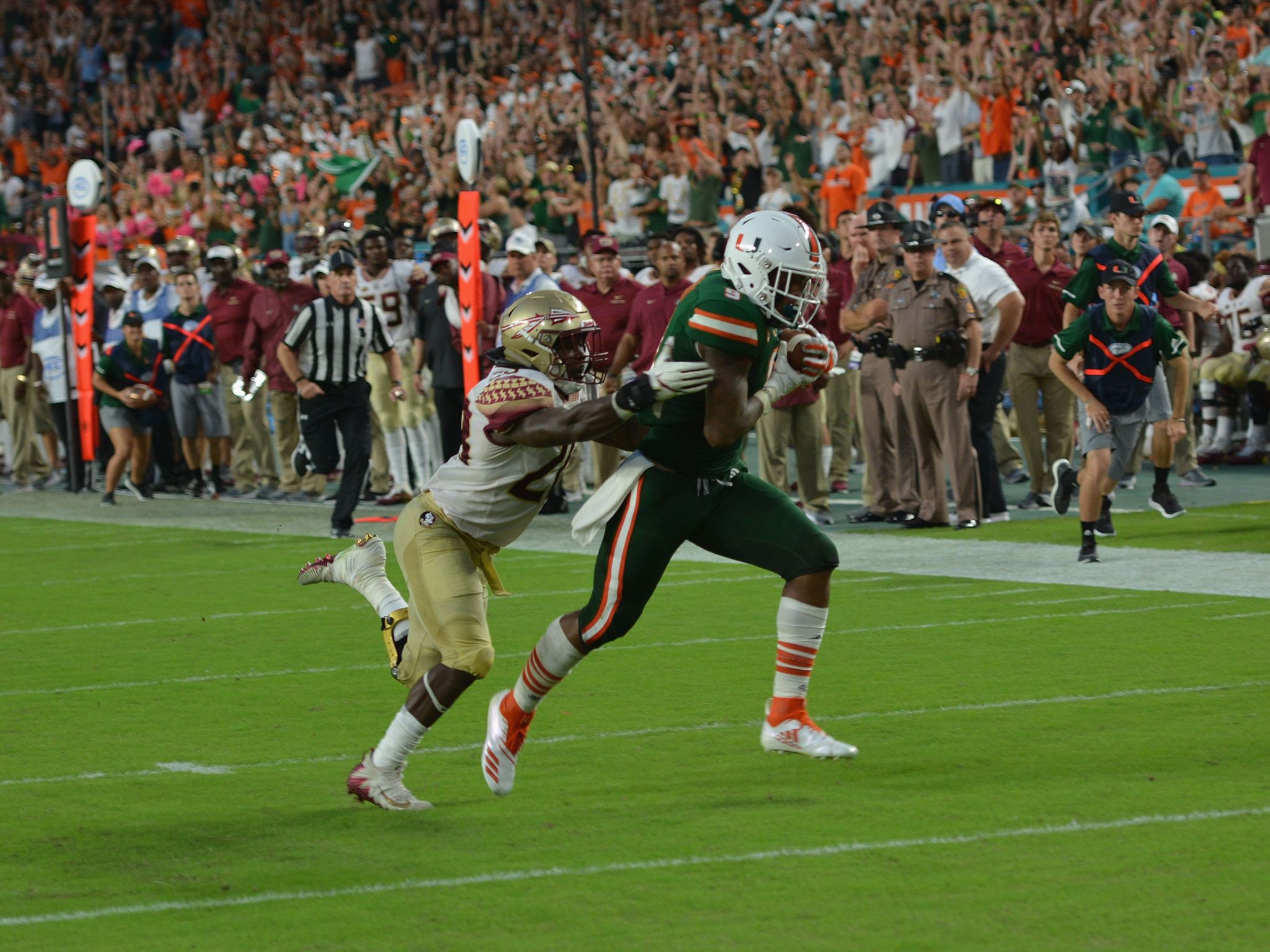 Miami Overcomes 20-Point Deficit In Second Half To Beat FSU 28-27 ...