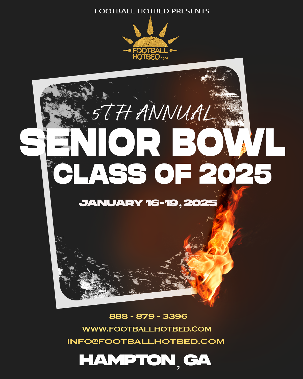 5th Annual Senior Bowl Presented by Football Hotbed Class of 2025 ...